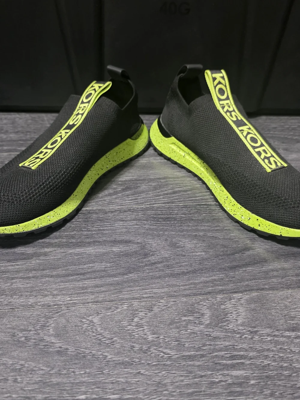 Michael Kors Miles Stretch Knit Slip-On Sneakers 8.5
